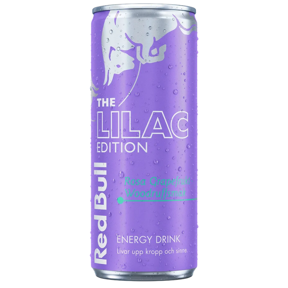 Red Bull Drink Lilac Edition Pink Grapefruit & Woodruff