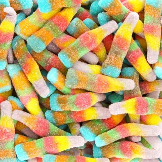 Multicolored Acid Bottles