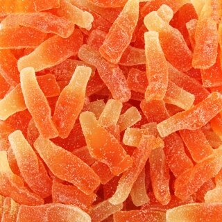 Sweet orange soda bottles