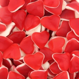 Smooth gummy red heart