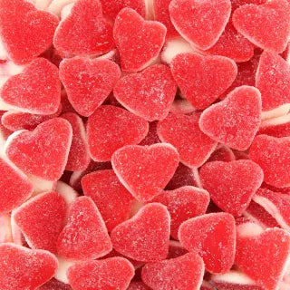 Sweet Red and White Hearts