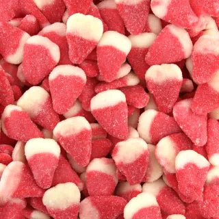 Sweet strawberries and cream