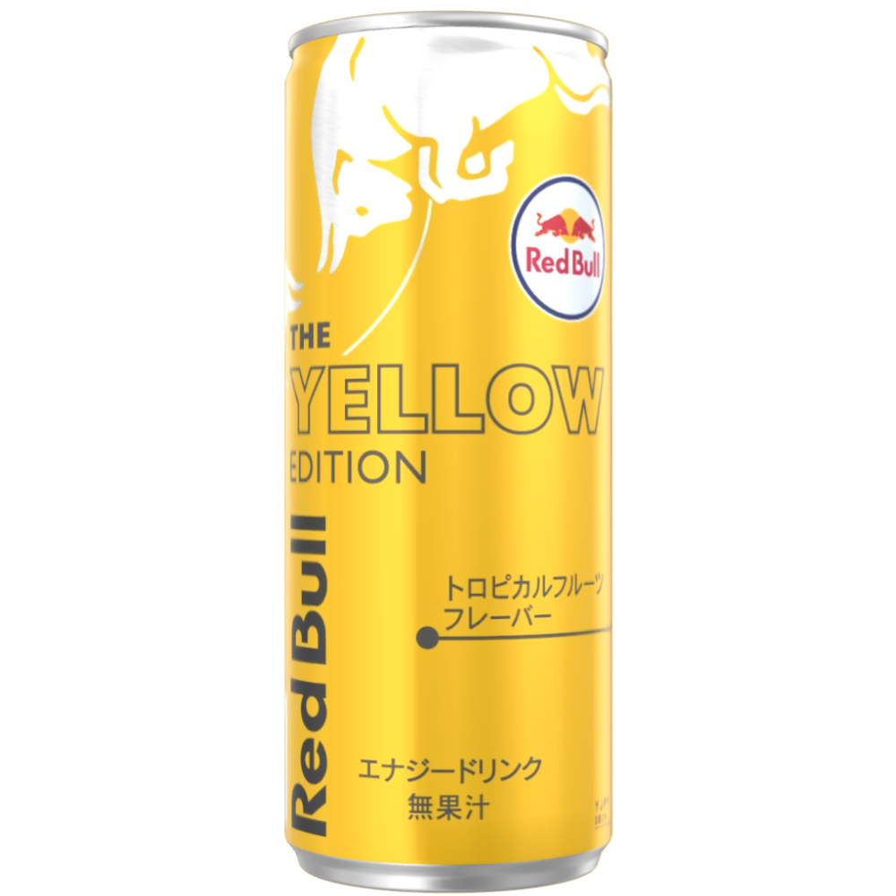 Red Bull Energy Drink Japan Yellow Edition