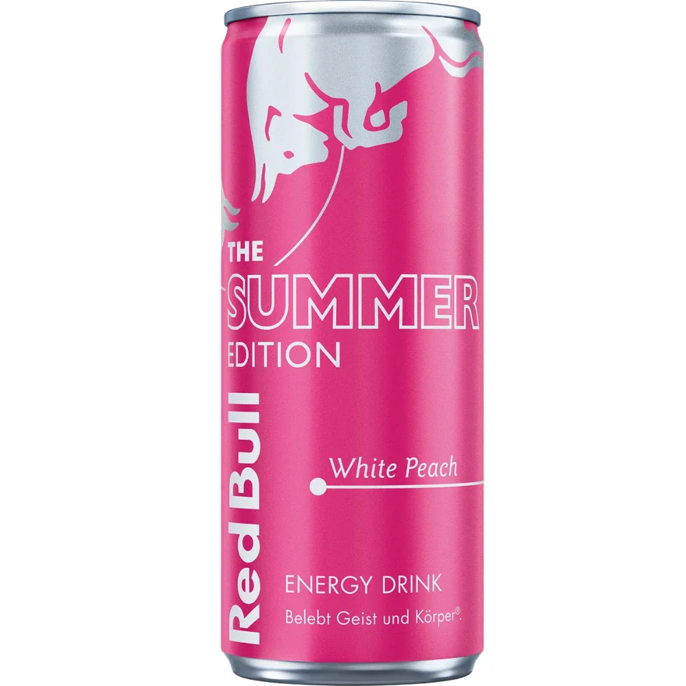 Red Bull Energy Drink The Summer Edition White Peach