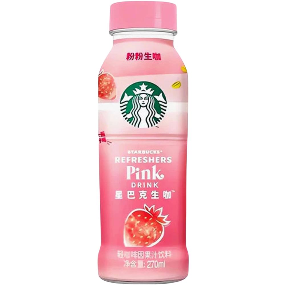 Starbucks Refresher Pink Drink Strawberry