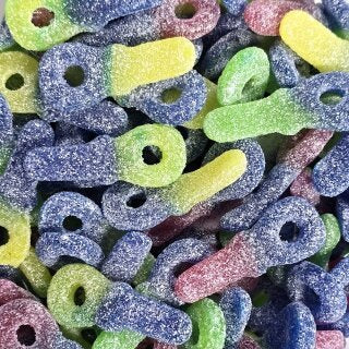 Pacifier that colors the tongue - Firm texture