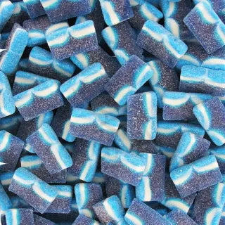 Raspberry blue slices