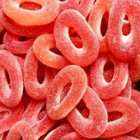 Sour strawberry rings