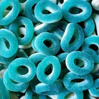 Acidic raspberry rings