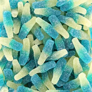 Sour raspberry bottles