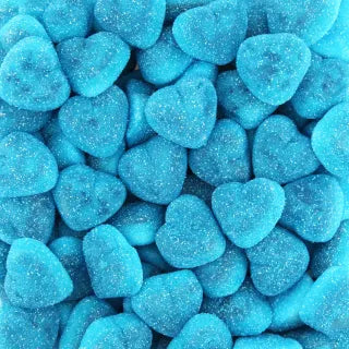 Raspberry acid-filled heart