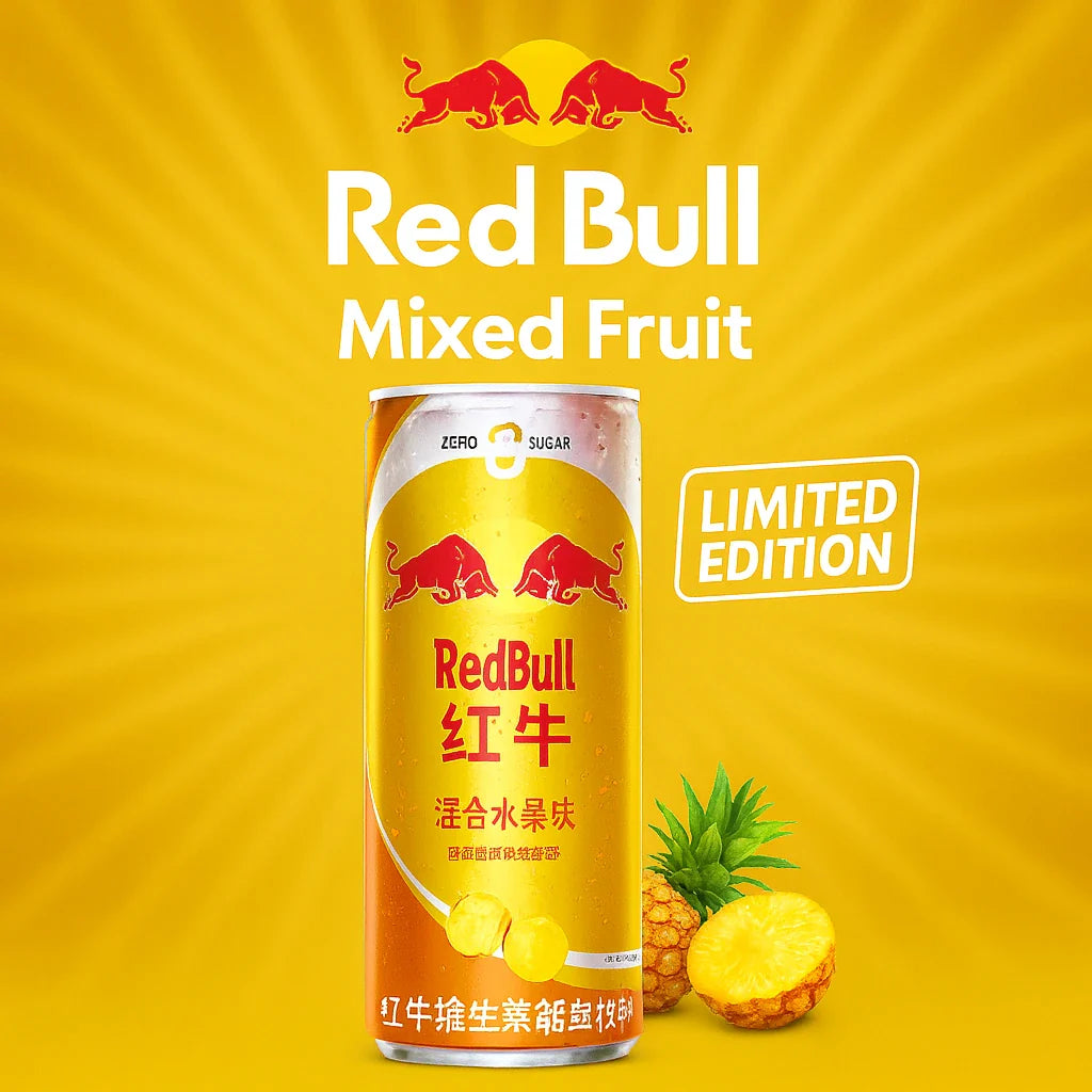 Red Bull Energy Drink Zero China Mixed Fruit