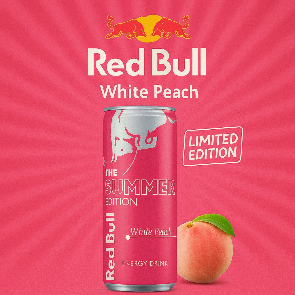 Red Bull Energy Drink The Summer Edition White Peach